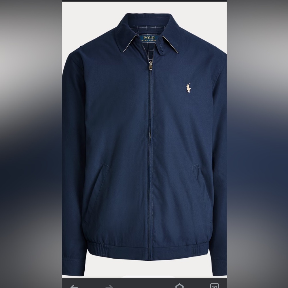 POLO RALPH LAUREN WINDBREAKER BLUE NAVY various sizes - Picture 5 of 8